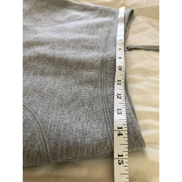 J. Crew Neoprene Surf Skirt Women's S Light Grey Flared Hem Preppy Office Siren - Picture 9 of 11